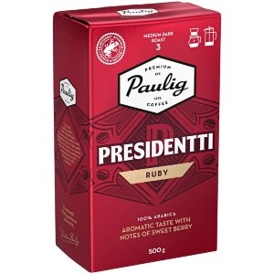 Paulig Presidentti Ruby Coffee Filter Grind 500g