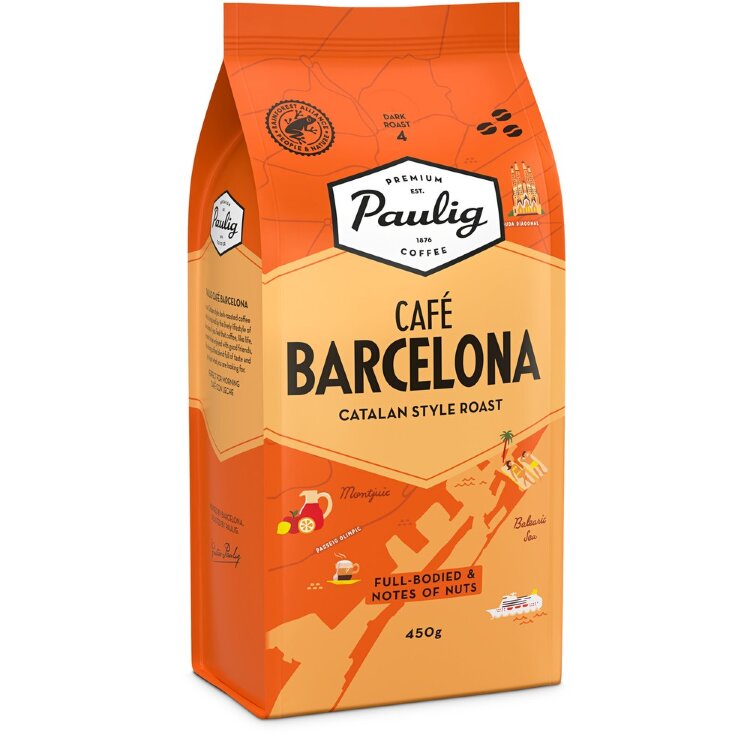 Paulig Café Barcelona coffee coffee bean 450g