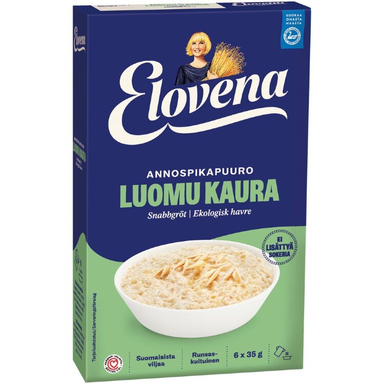 Elovena 210g Organic Oat Instant Porridge