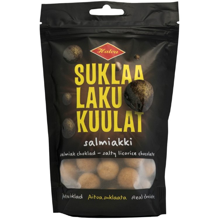 Halva Chocolate Coated Licorice Balls 100 g