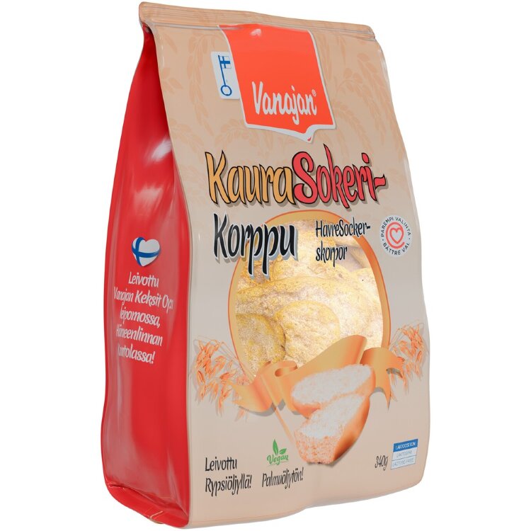 Vanajan Oat-Sugar Biscuit 340g