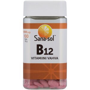 Sana-sol B12 Vitamin 1000µg Strong Vitamin Tablet Supplement 100tabs