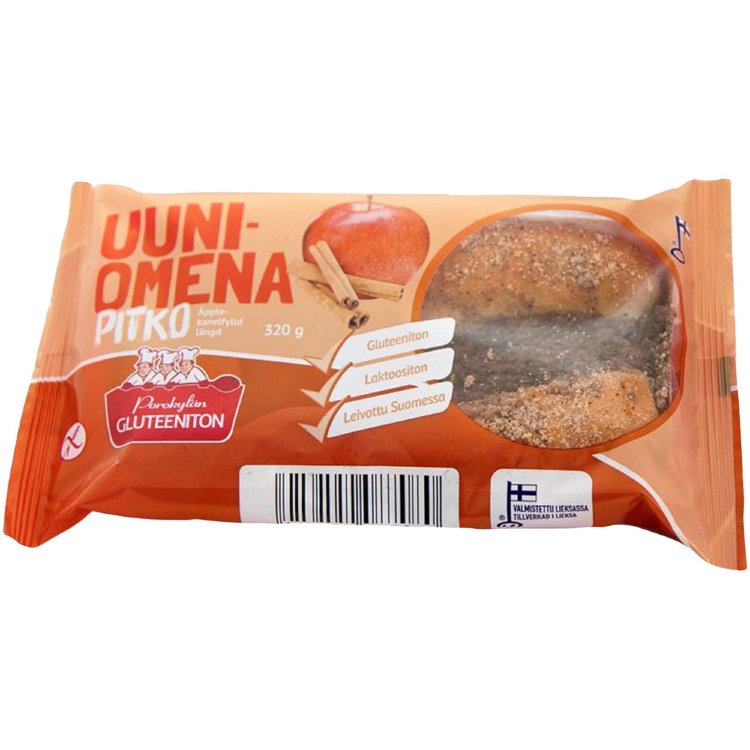 Porokylä Oven Apple Twist 320 g apple-cinnamon filled twist gluten-free