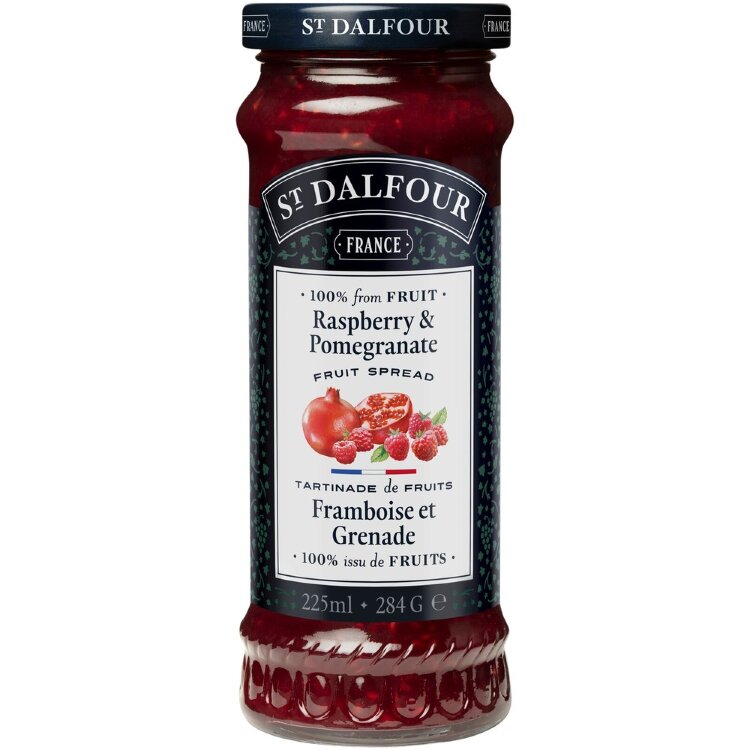 St. Dalfour Raspberry Pomegranate Jam 284g
